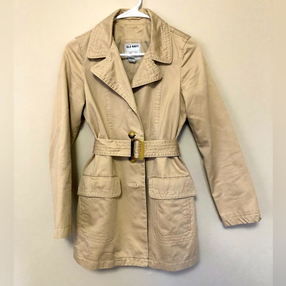Old Navy Khaki Trench Coat